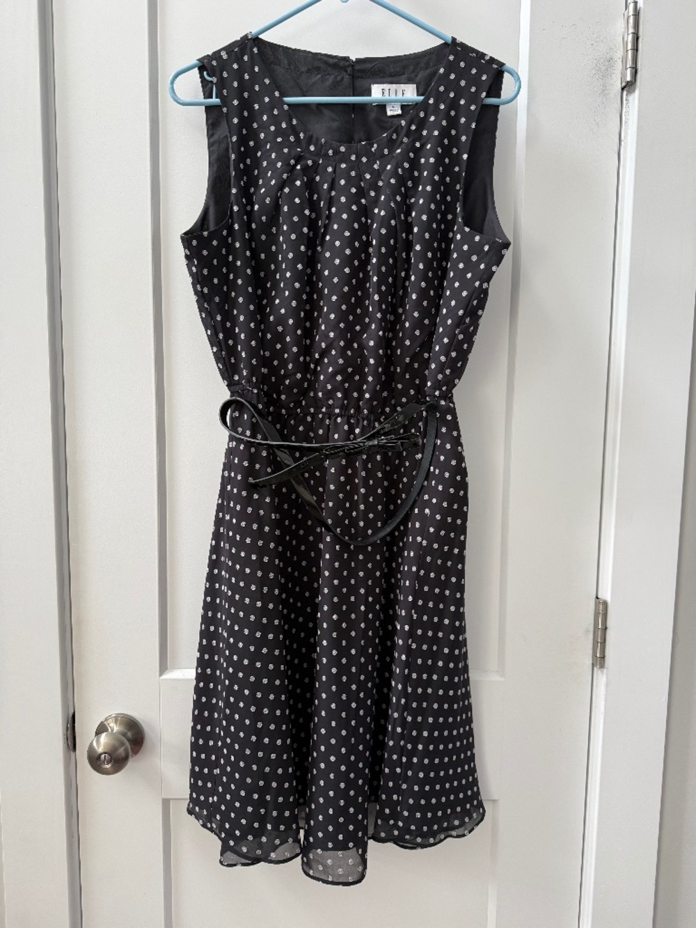 Elle Polka Dot Sleeveless Dress
